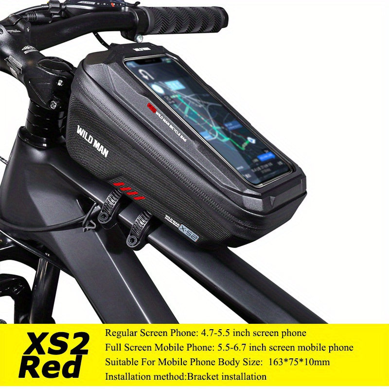 WILD Waterproof Bike Handlebar Bag with Phone Case - Clickilix