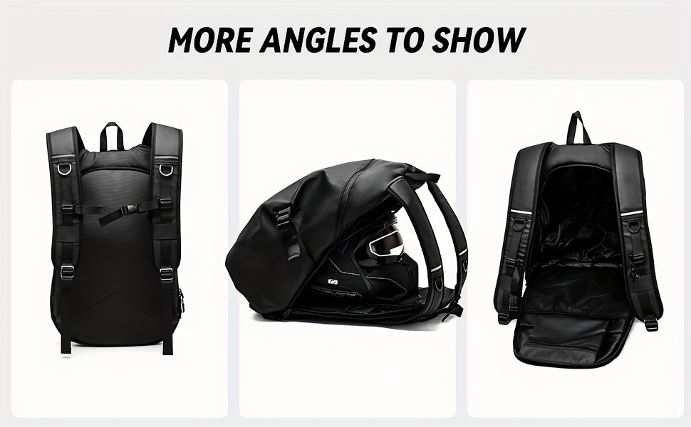 Waterproof Motorcycle Backpack – Helmet & Travel Gear