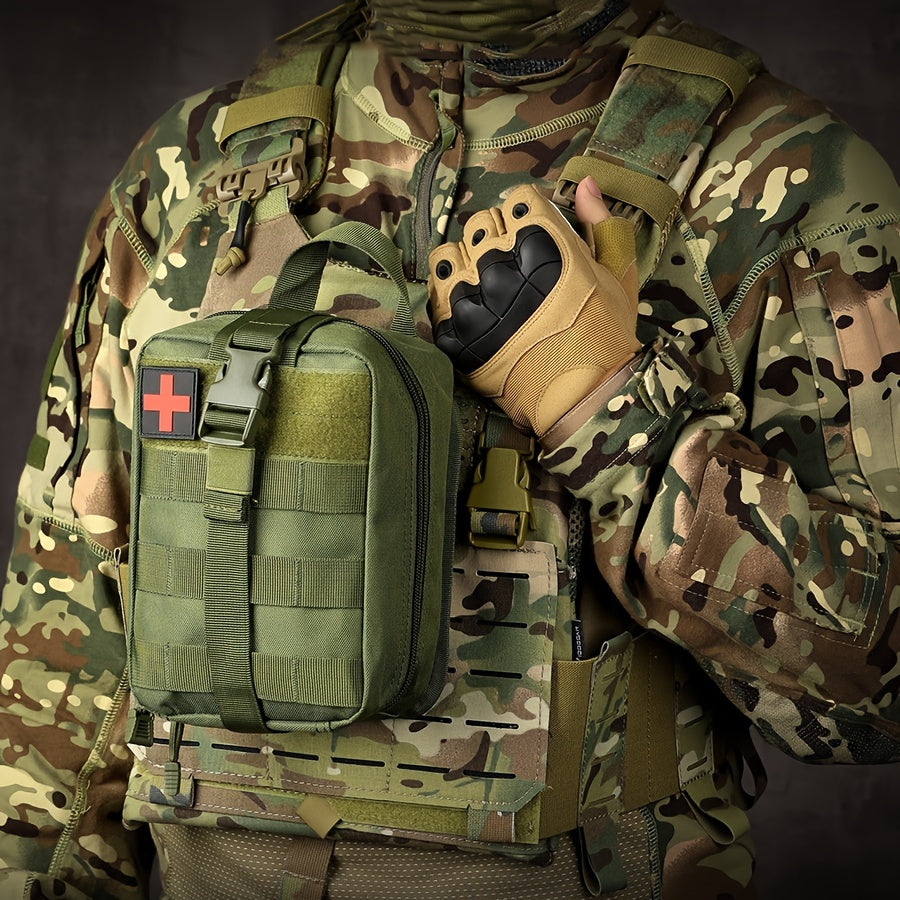 Tactical First Aid Kit Bag Camo Nylon