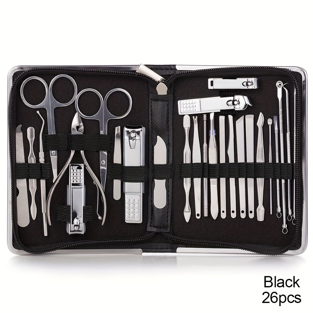 11/26pcs Stainless Steel Nail Clipper Set - Clickilix