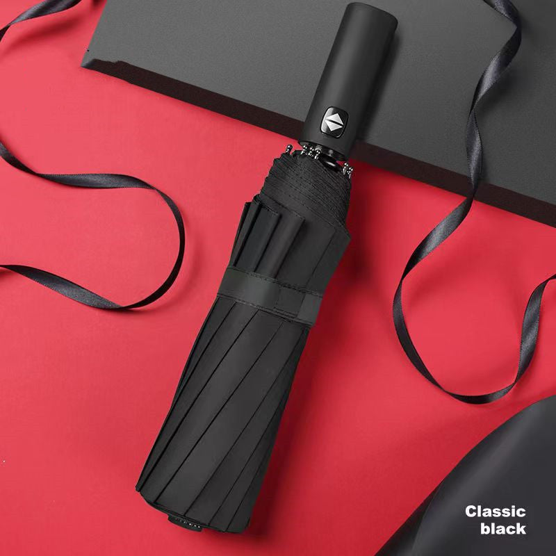 Automatic Foldable Umbrella – Ten-Bone, All-Weather Protection - Clickilix