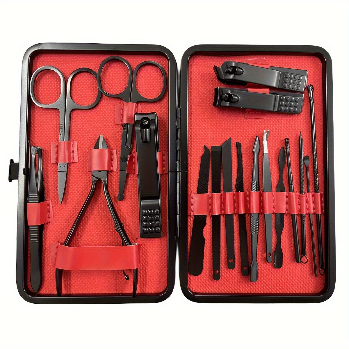 Professional 18-Piece Manicure Pedicure Kit Set