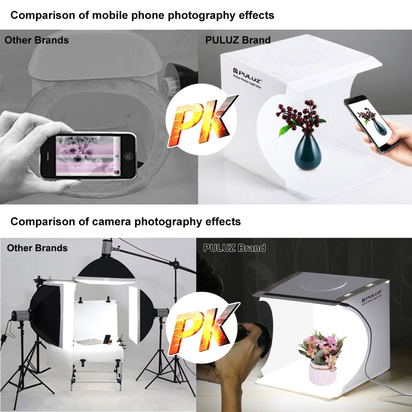 Portable LED Photo Studio Light Box