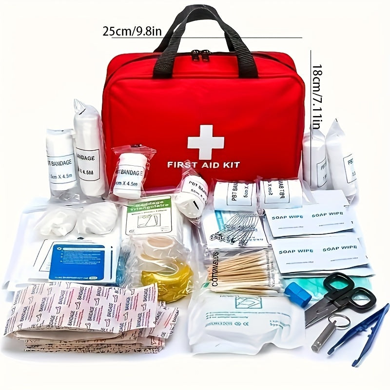188/208pcs Outdoor First Aid Kit with Equipment