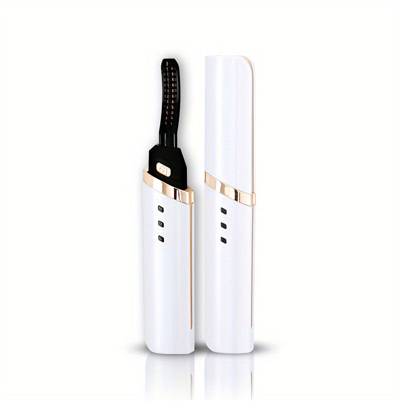 Heated Electric Eyelash Curler – Long-Lasting Lift - Clickilix