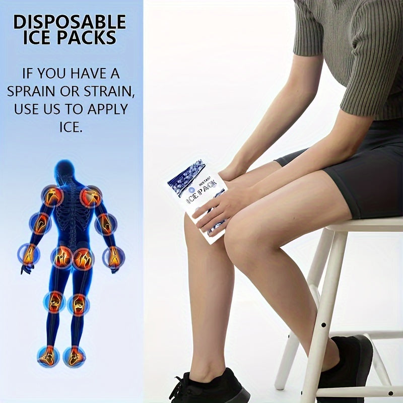 2pcs Disposable Ice Packs for Sports Injuries