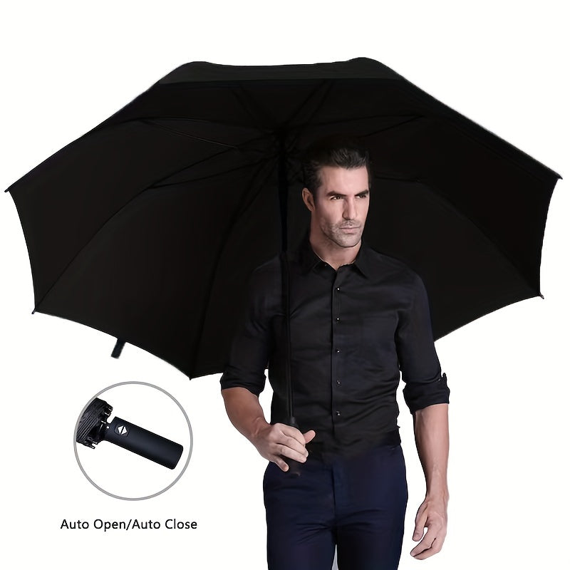 Automatic Foldable Umbrella – Ten-Bone, All-Weather Protection - Clickilix