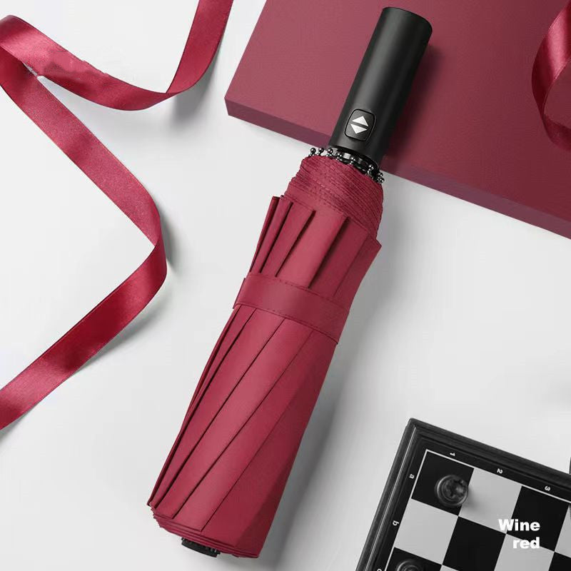 Automatic Foldable Umbrella – Ten-Bone, All-Weather Protection - Clickilix