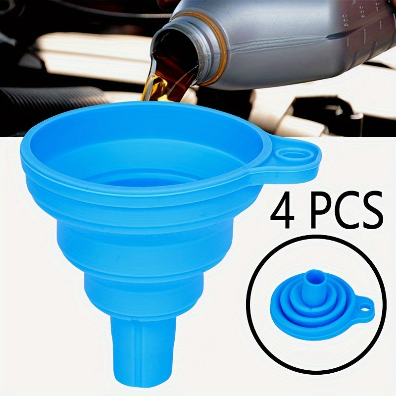 Flexible Long Neck Silicone Funnel