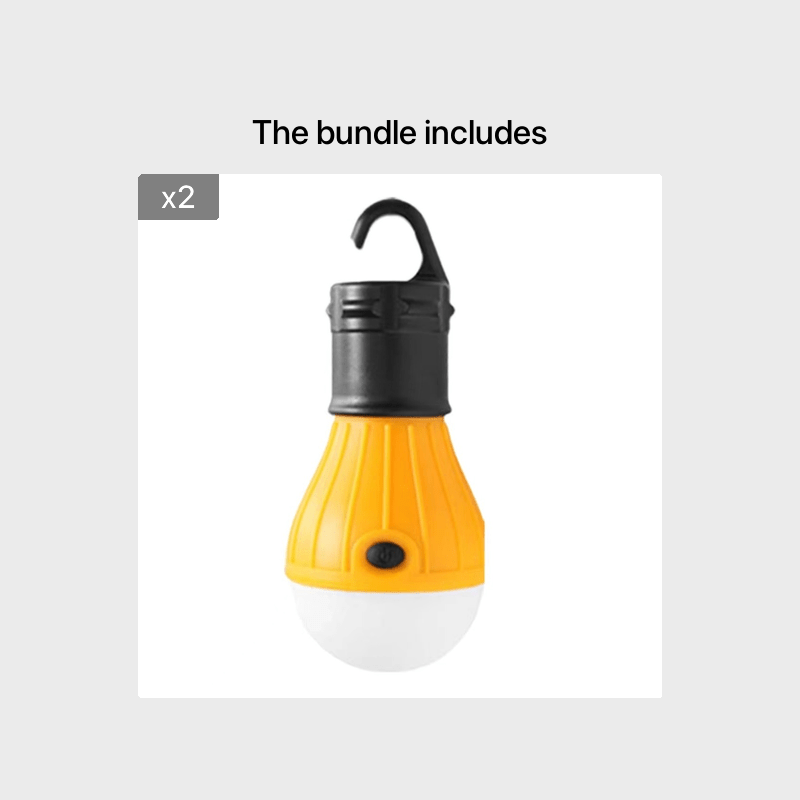 Portable 3LED Outdoor Hook Pendant Light - Clickilix