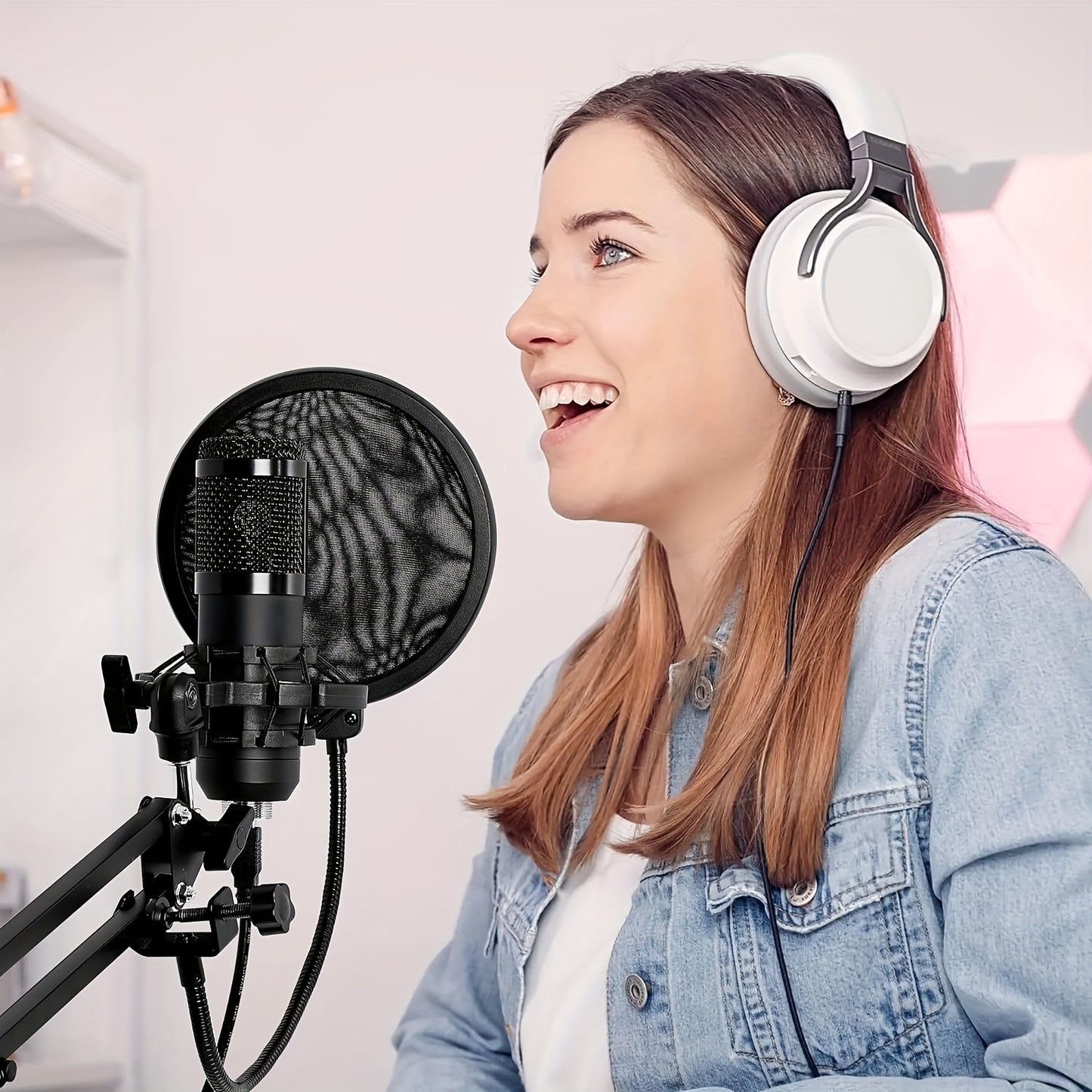 192kHz USB Condenser Microphone for Streaming