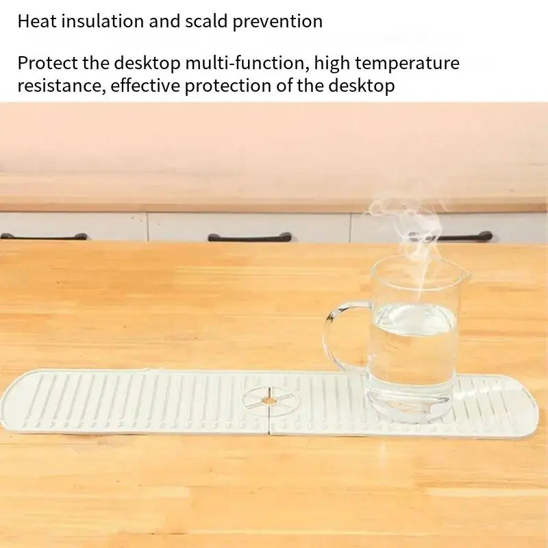 Silicone Tap Mat – Spill-Proof Drying Pad & Organizer