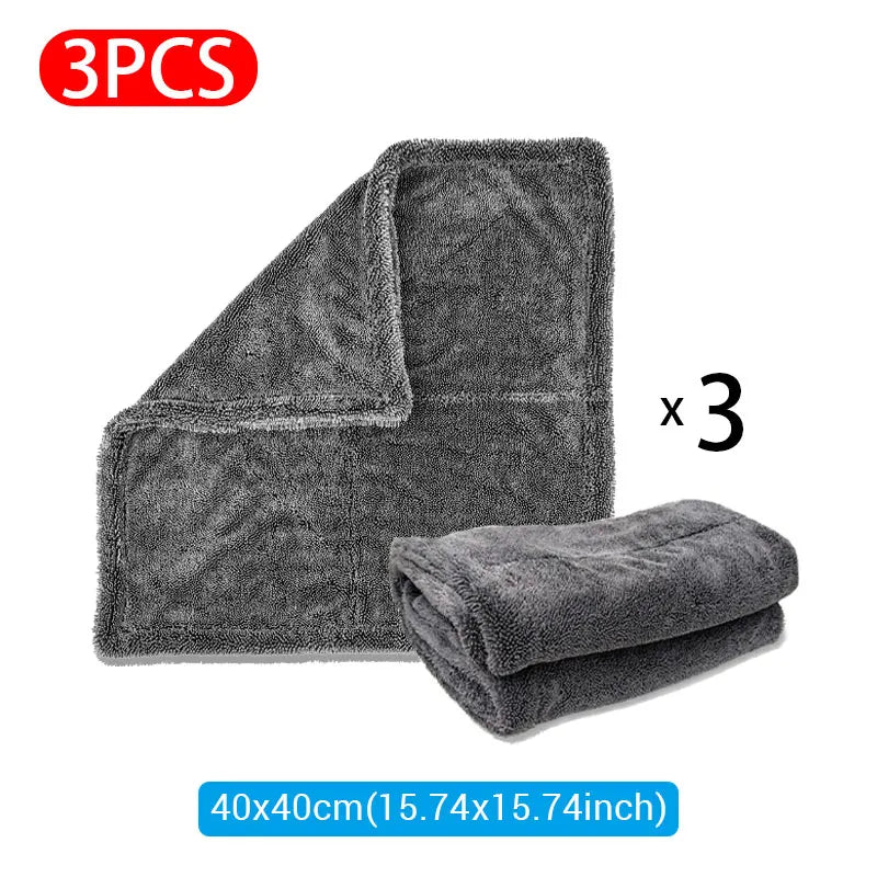 Car Wash Towel Microfiber Double Sided - Clickilix
