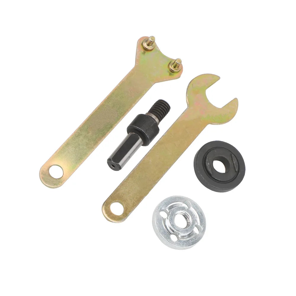 10mm Drill to Angle Grinder Adapter – Cutting & Polishing Rod Set