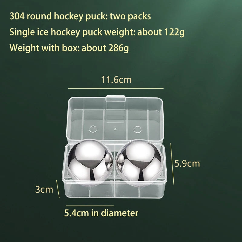 Stainless Steel Ice Balls – 2pcs Whiskey Chilling Set