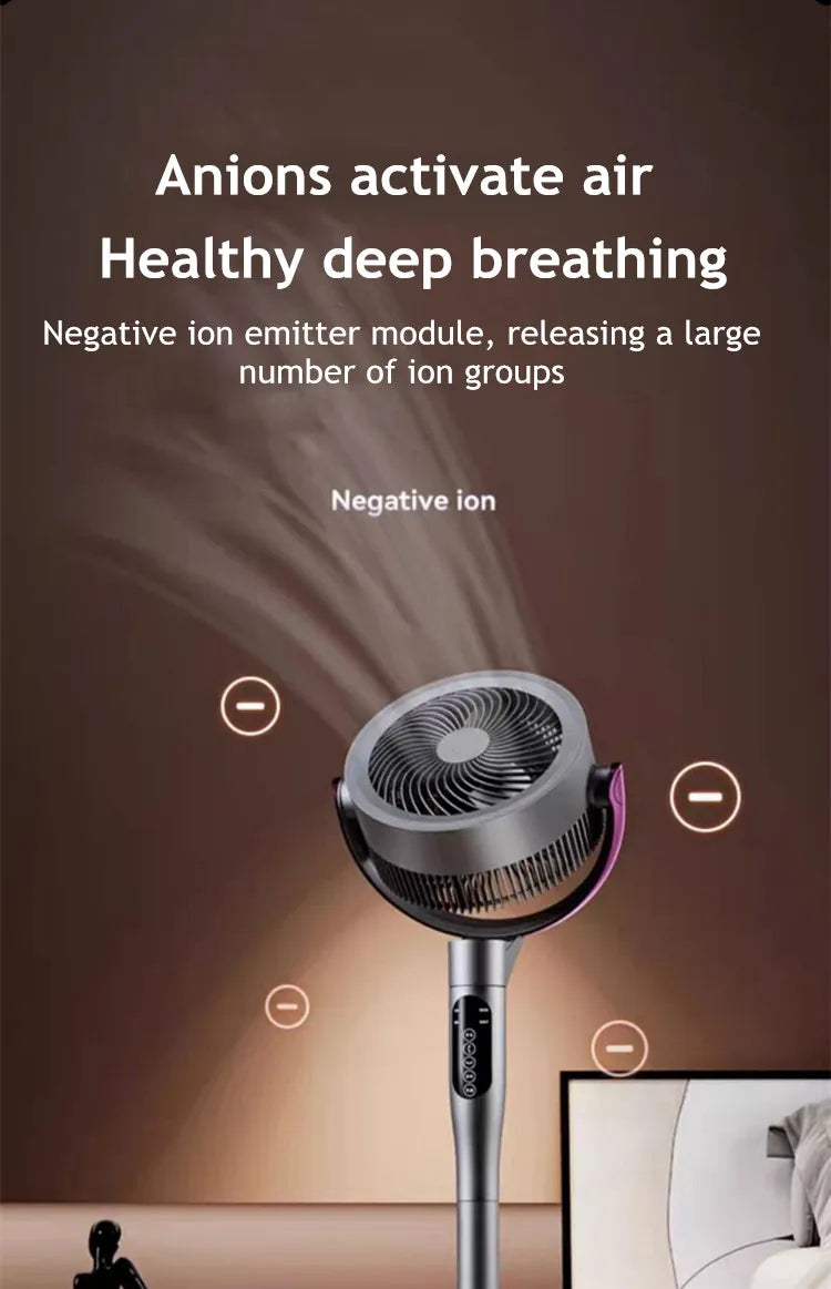 Air Circulation Floor Fan with Oscillation
