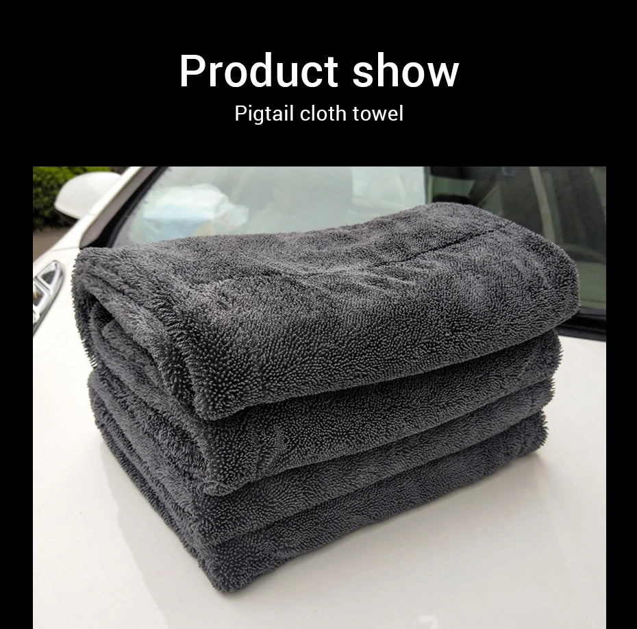 Car Wash Towel Microfiber Double Sided - Clickilix