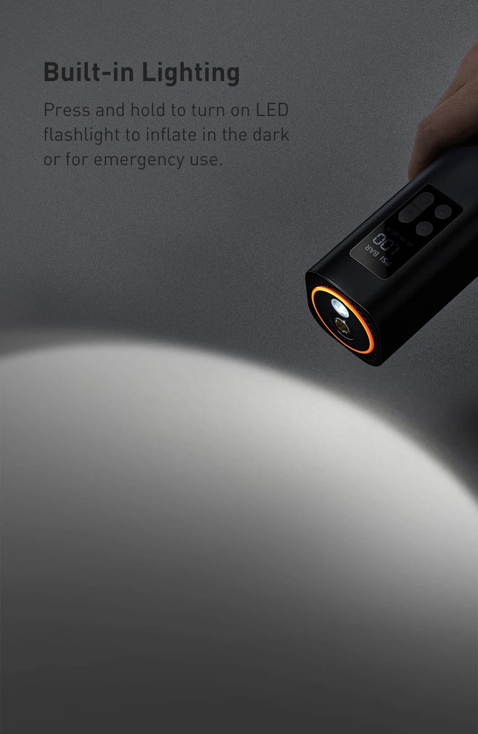 Baseus Mini Air Compressor – Smart Power in Your Glovebox!