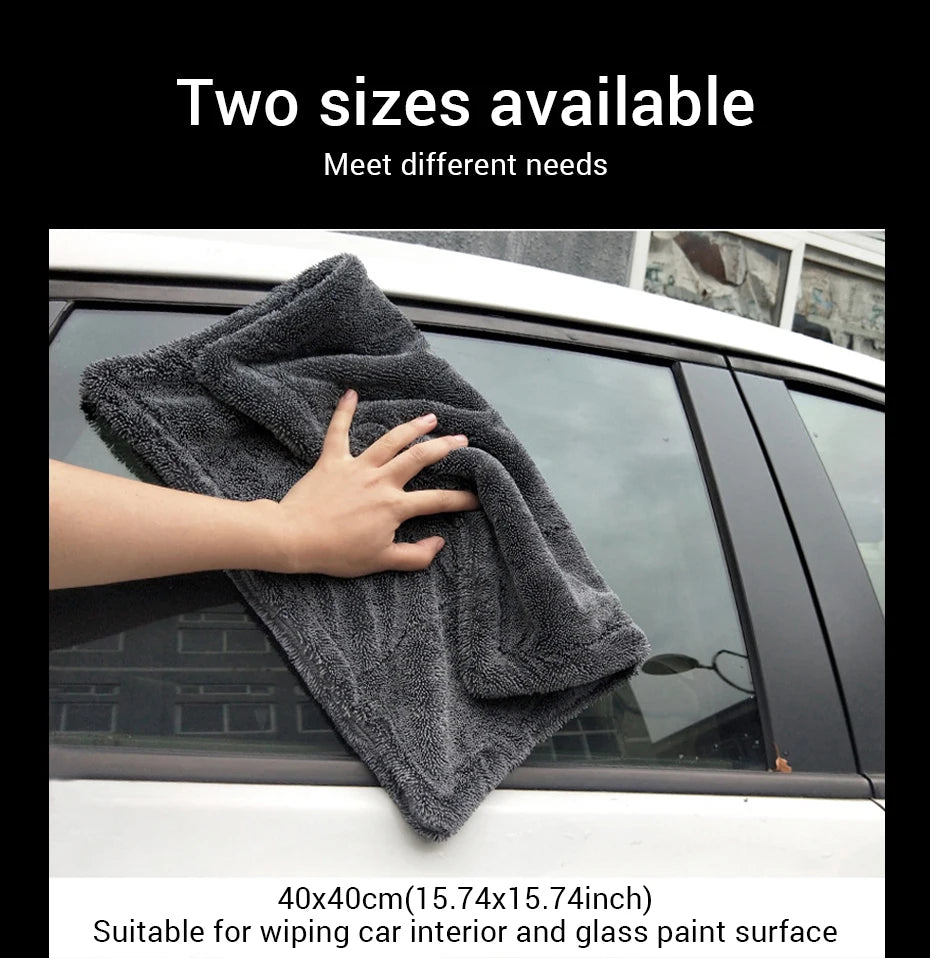 Car Wash Towel Microfiber Double Sided - Clickilix