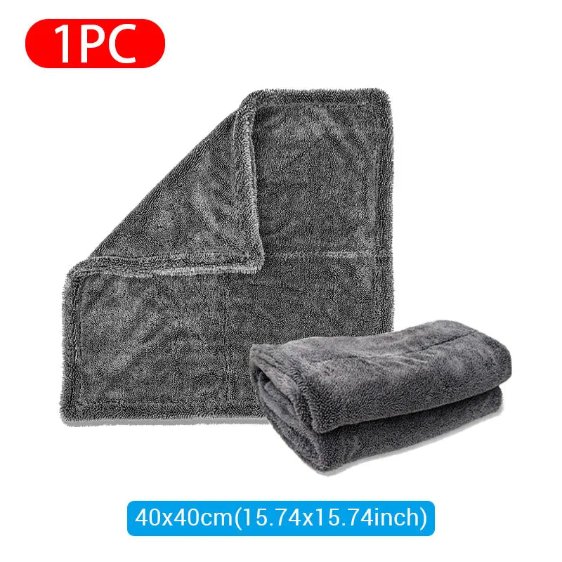 Car Wash Towel Microfiber Double Sided - Clickilix