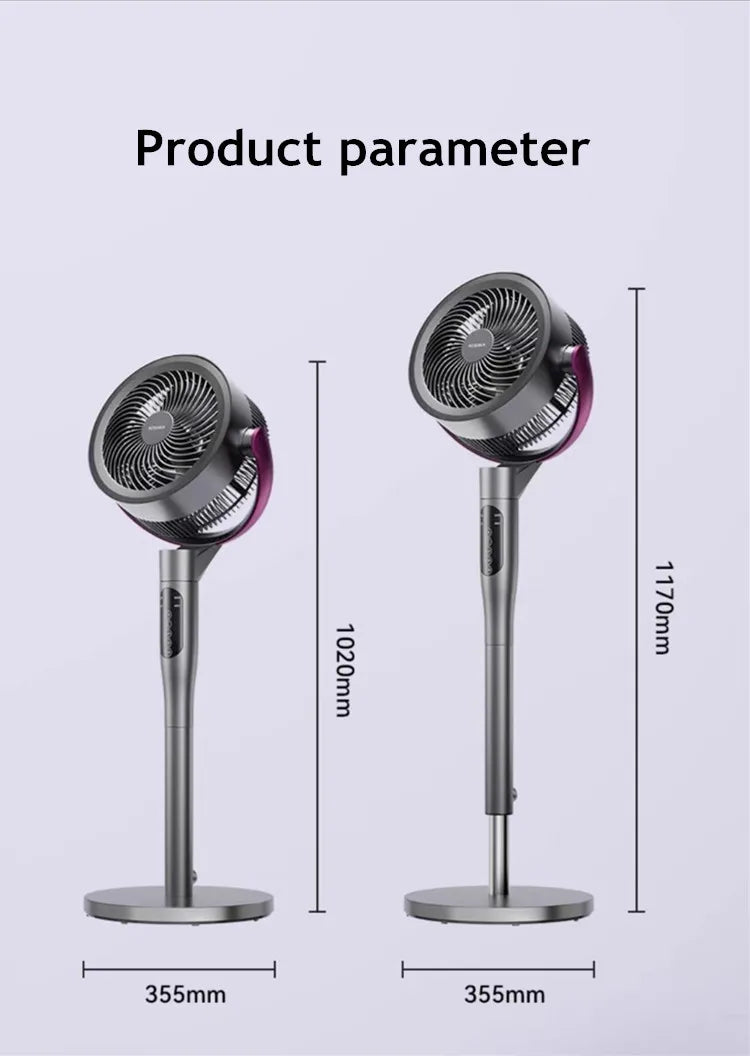 Air Circulation Floor Fan with Oscillation
