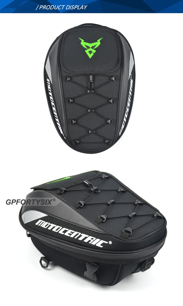 Waterproof Motorcycle Tail Bag – Helmet & Gear Storage