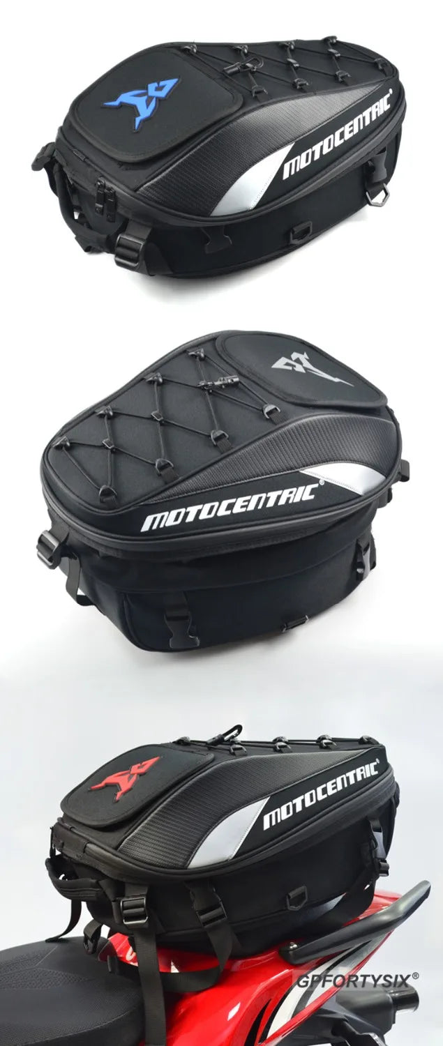 Waterproof Motorcycle Tail Bag – Helmet & Gear Storage