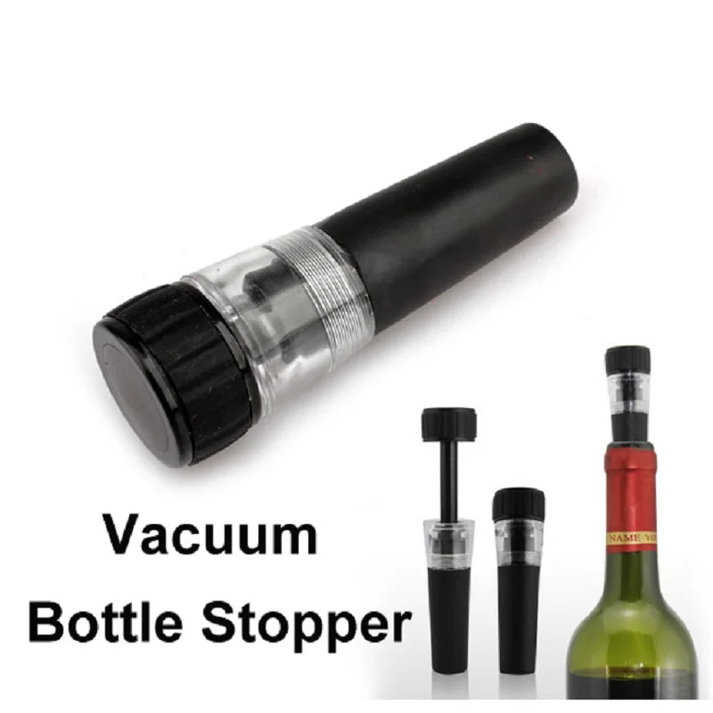 Vacuum Wine Saver Pump with Bottle Stoppers