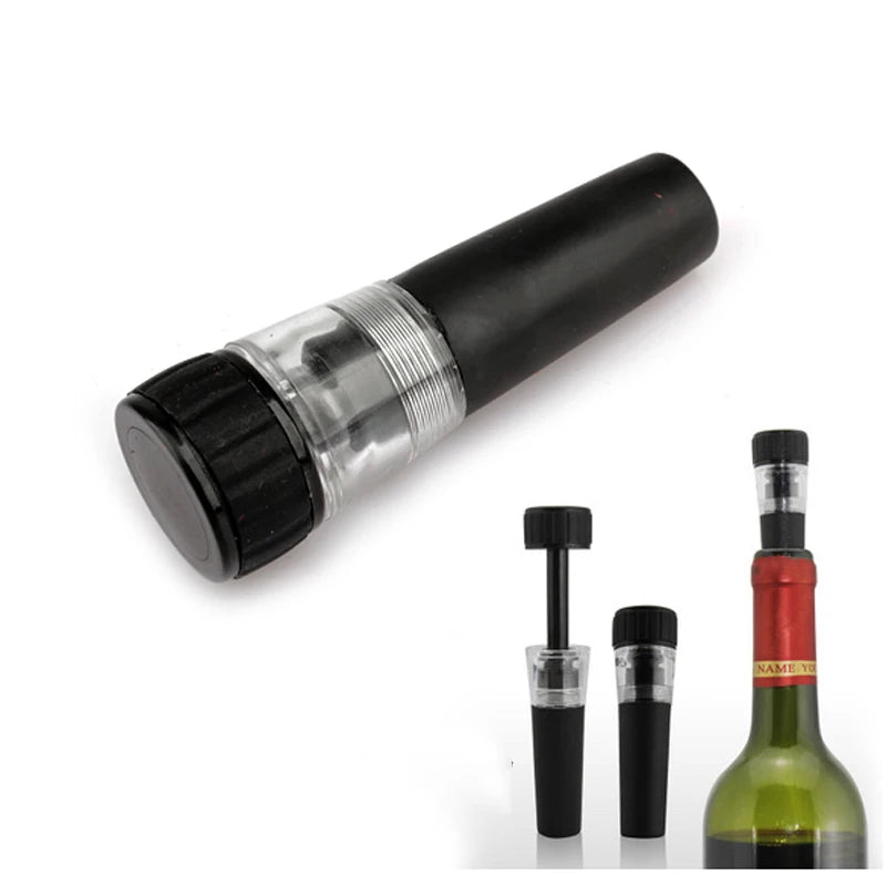 Vacuum Wine Saver Pump with Bottle Stoppers