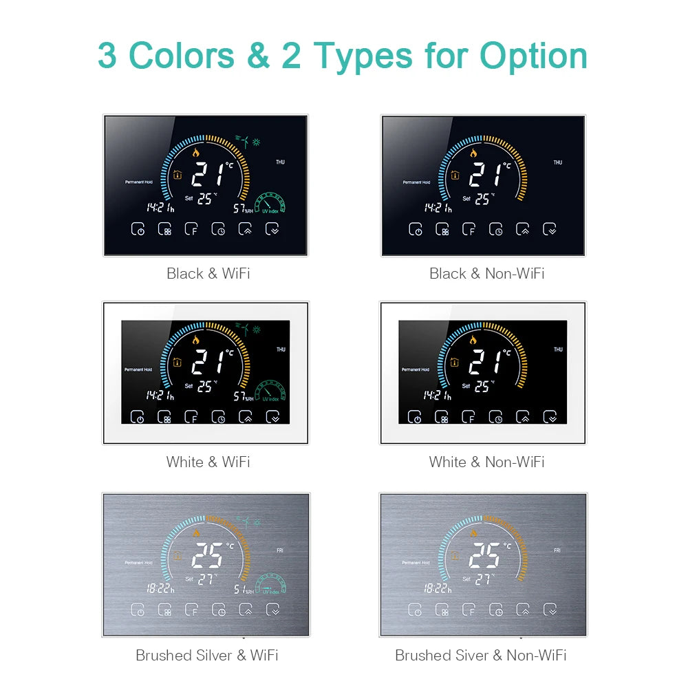 WiFi Smart Colorful Screen Room Thermostat