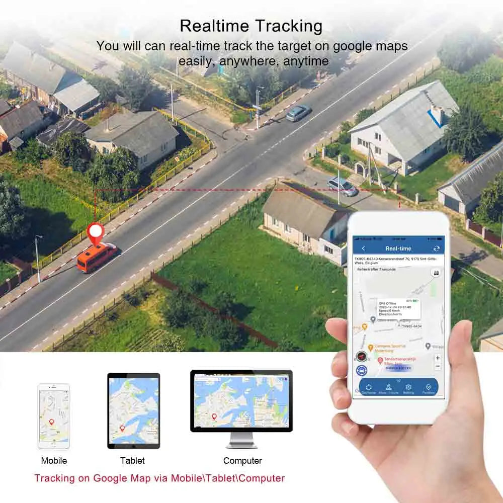 Stay connected with TKSTAR TK905 4G GPS Tracker!