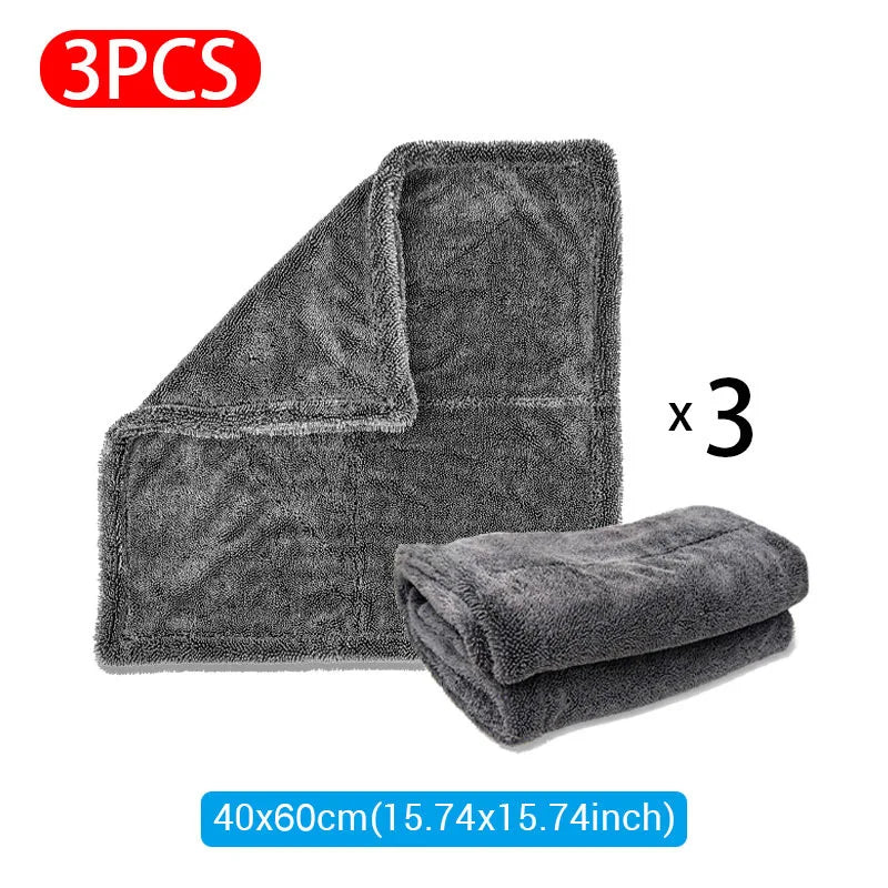Car Wash Towel Microfiber Double Sided - Clickilix