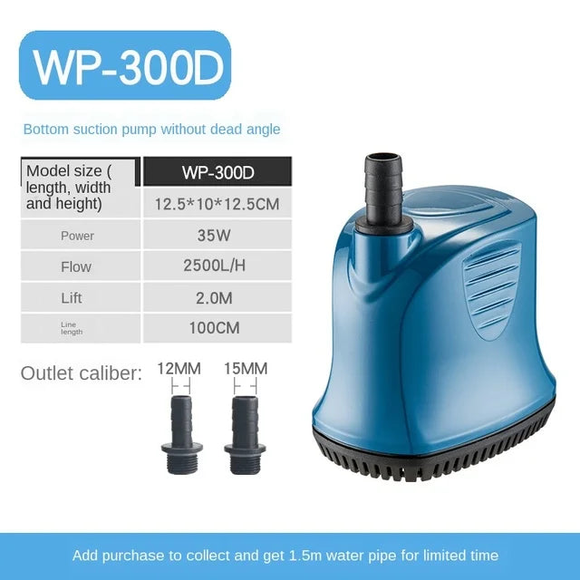 220–240 V Submersible Aquarium Bottom-Suction Pump