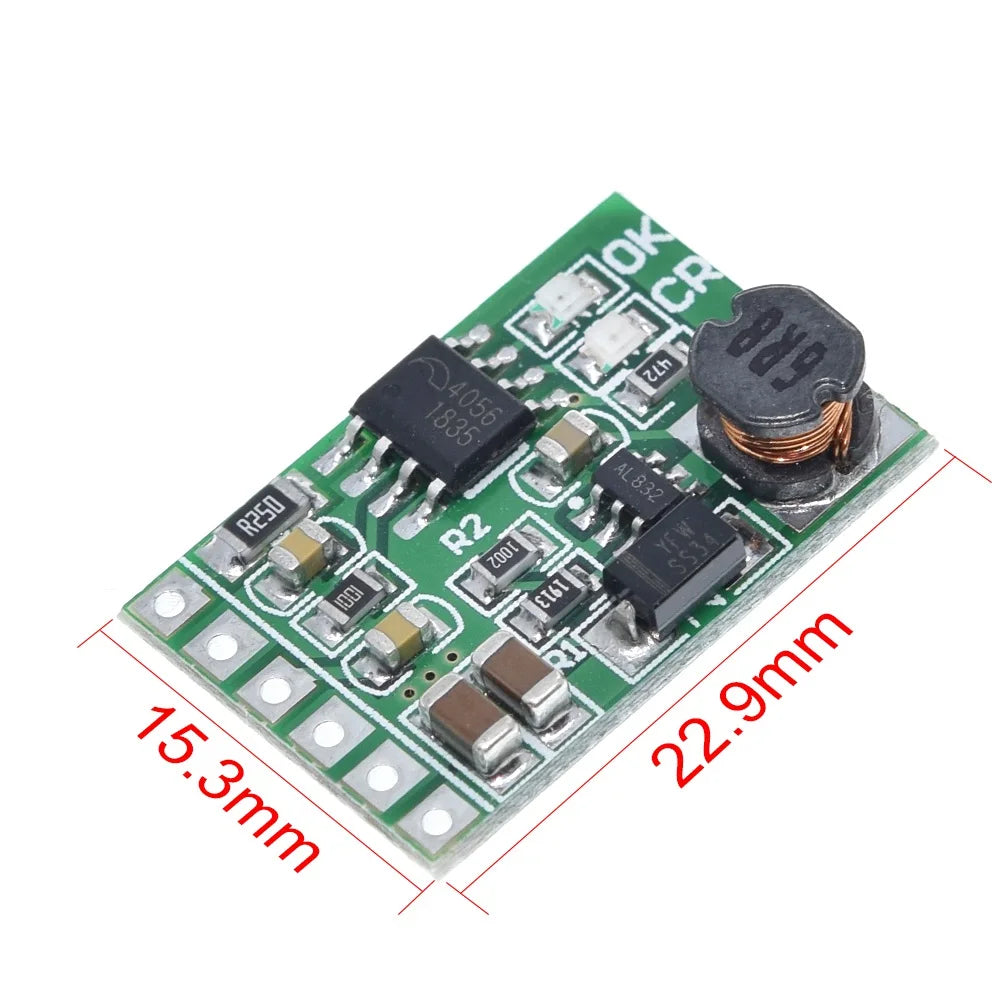 3.7V/4.2V Charger & 5V-12V Discharger DC-DC Boost Converter Module