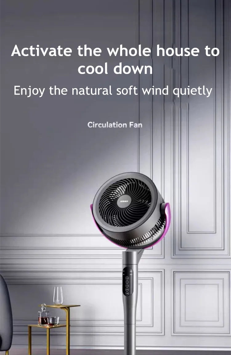 Air Circulation Floor Fan with Oscillation