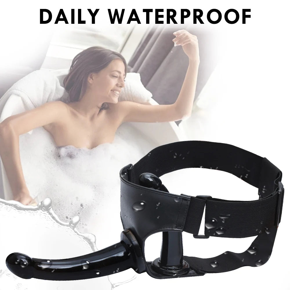 Realistic Jelly Dildo with Suction Cup & Harness