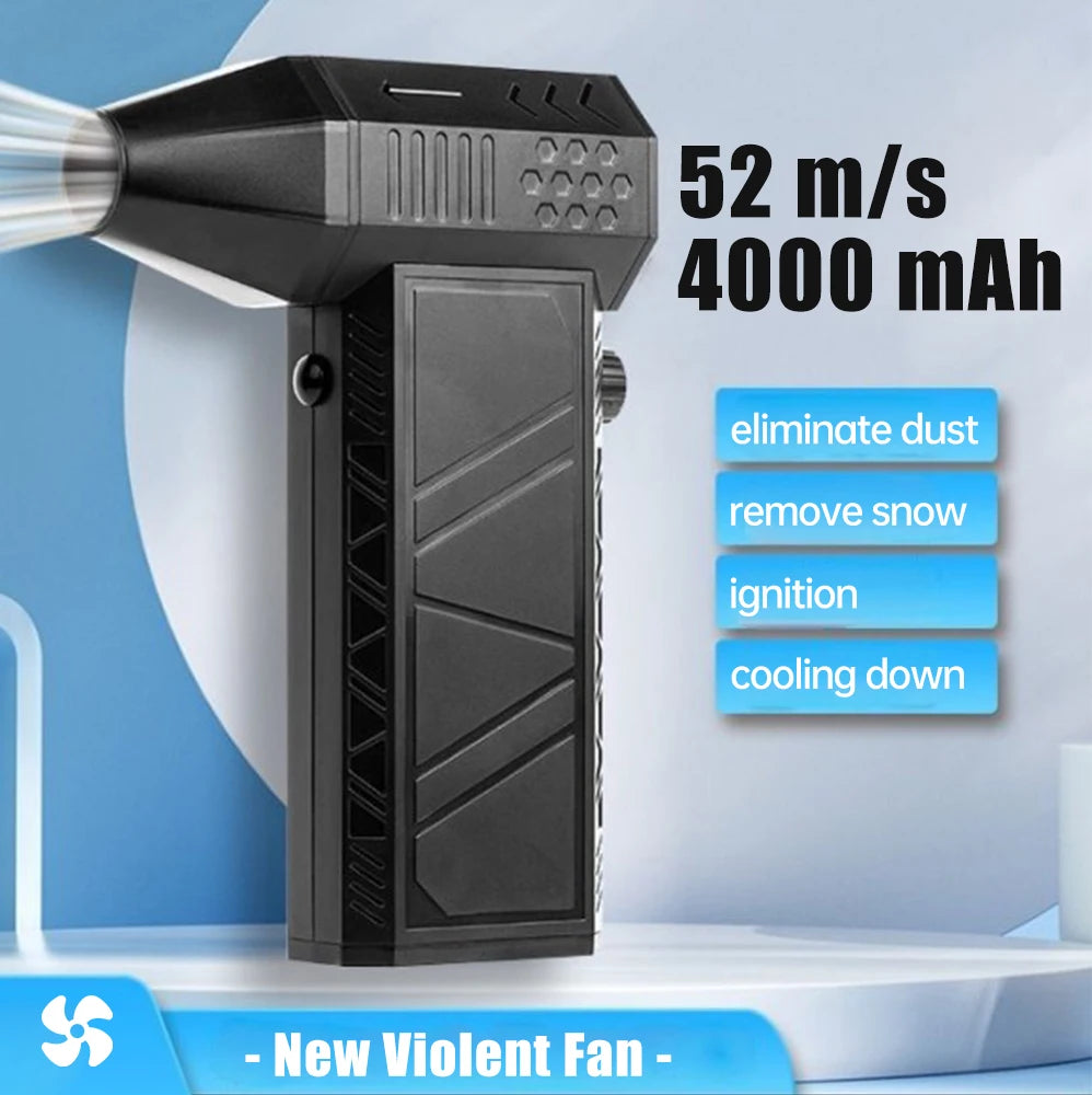 Blast away dust with this 140,000RPM turbo air blower!