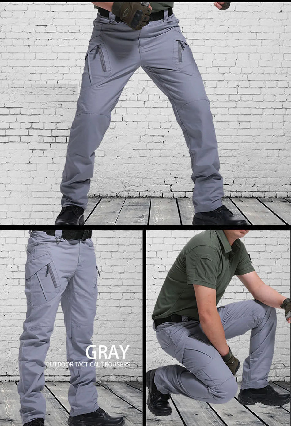 Gear up with classic city tactical cargo pants!
