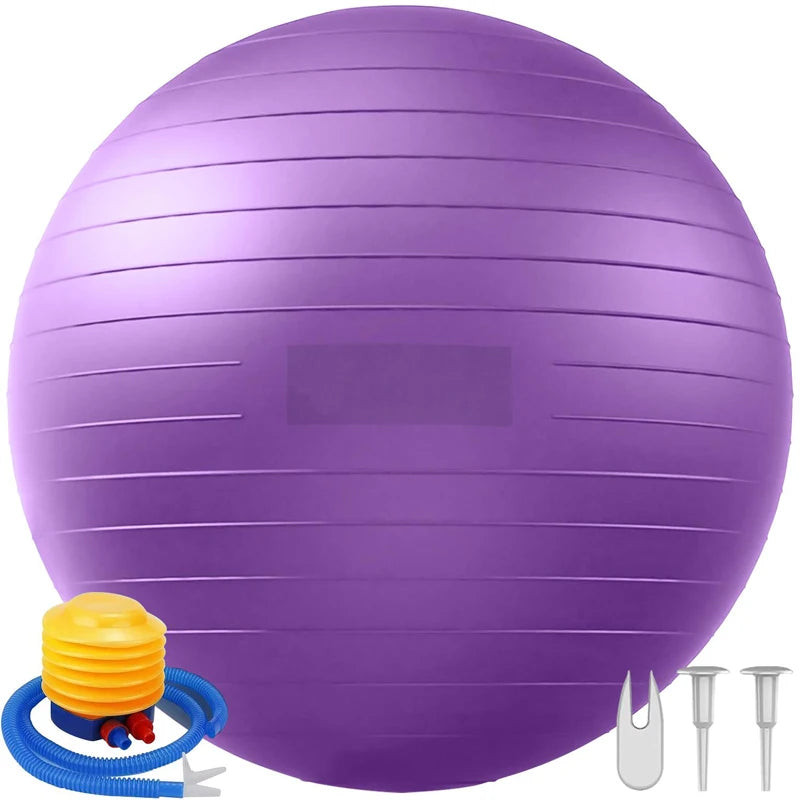 Anti-Burst Yoga Ball for Fitness & Rehab