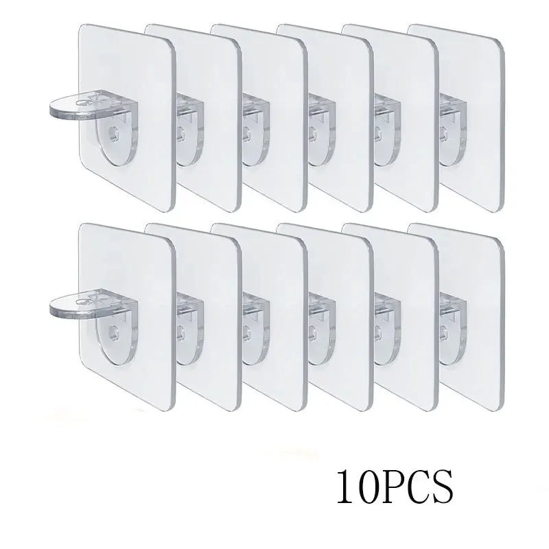 Wardrobe Divider Brackets Non-Marking Anti-Slip Support