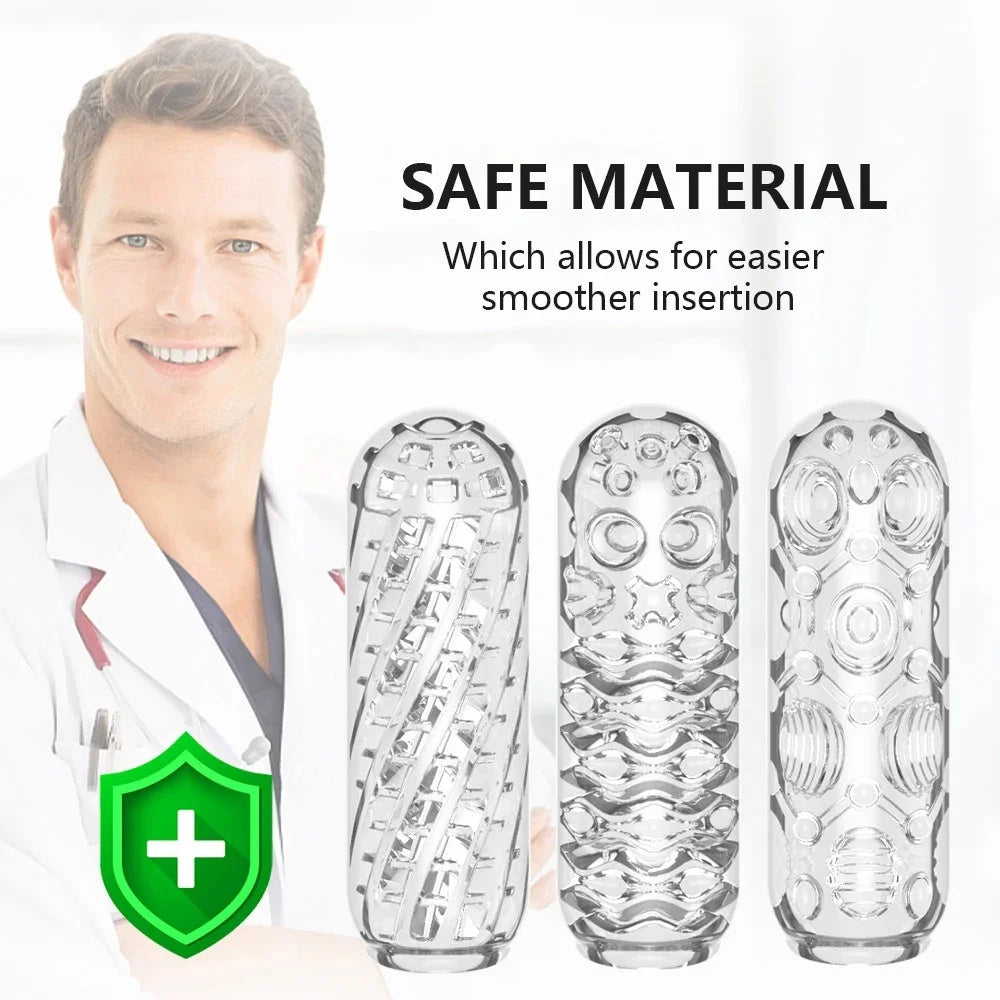 Transparent Soft Masturbator Cup for Men