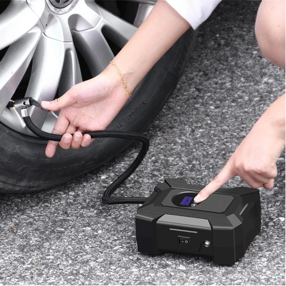 Suitu 12V Portable Car Air Compressor – Digital Tyre Inflator