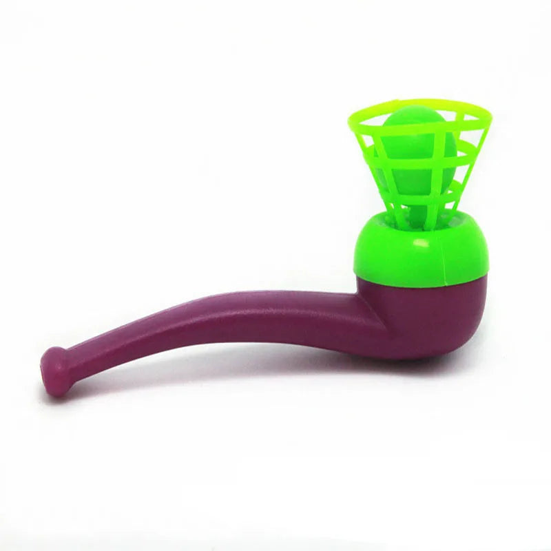3pcs Plastic Pipe Blowing Ball Kids Toys Set