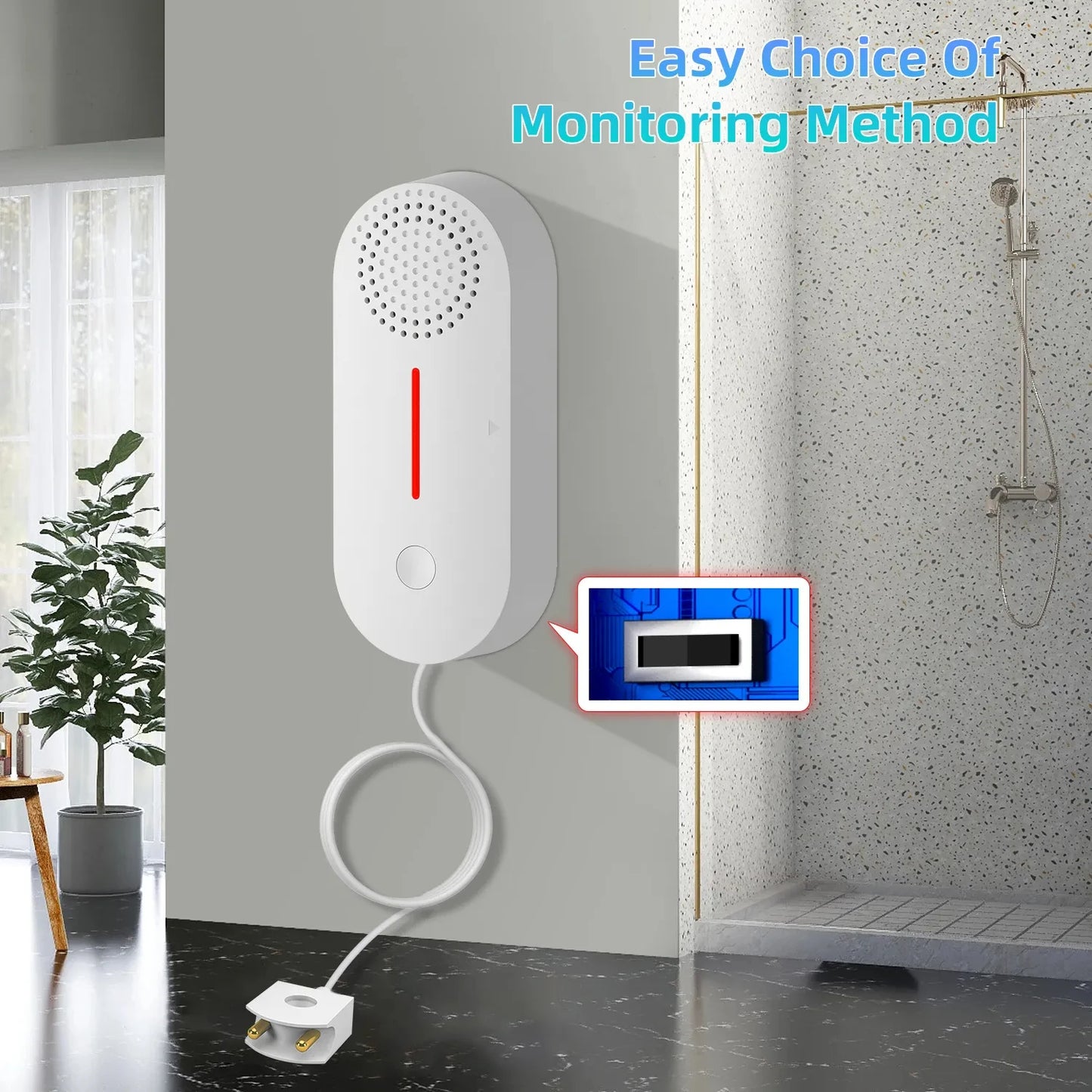 WiFi Smart Water Leak Sensor with Siren