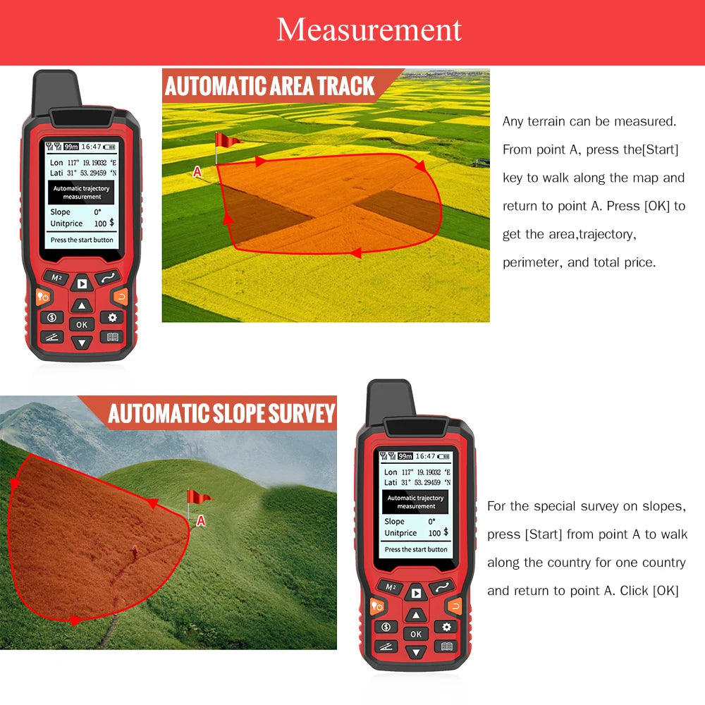 Handheld GPS Land Area Meter – Measure Land Easily