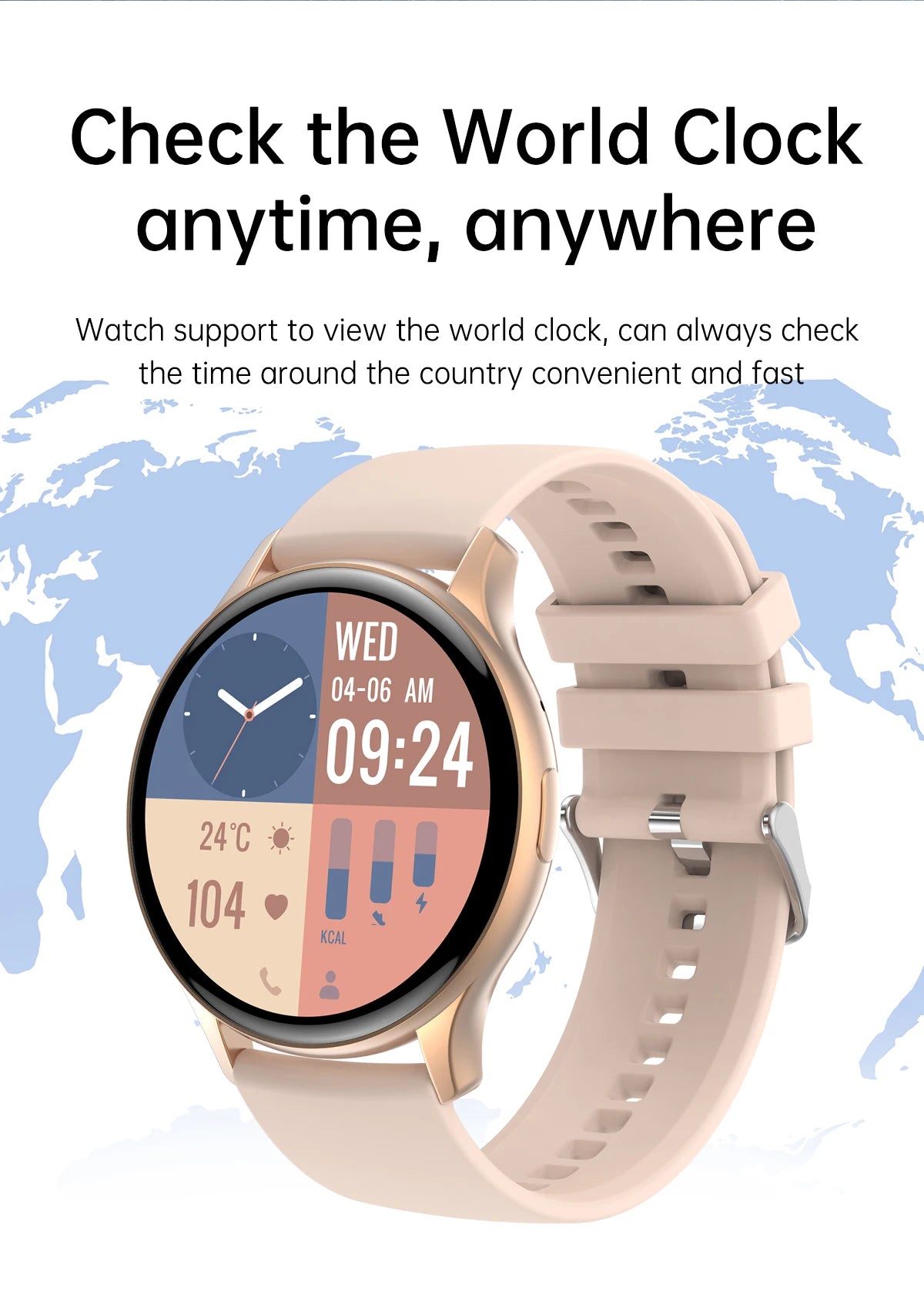 Smart Fitness Watch 1.43” Full Touch Screen