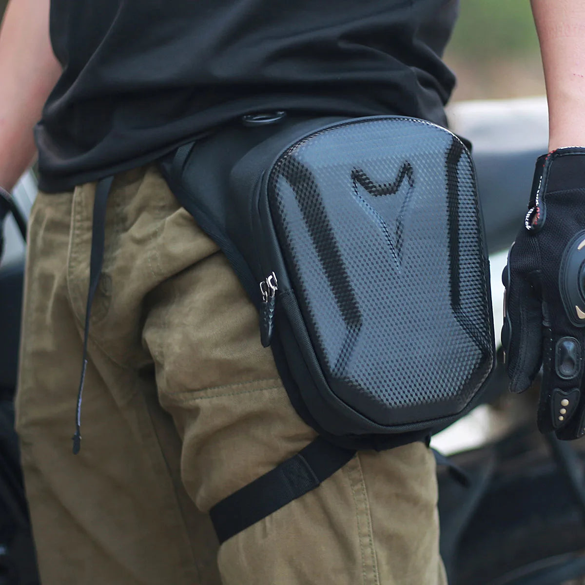 Waterproof Motorcycle Leg & Waist Bag – Rider Crossbody Gear