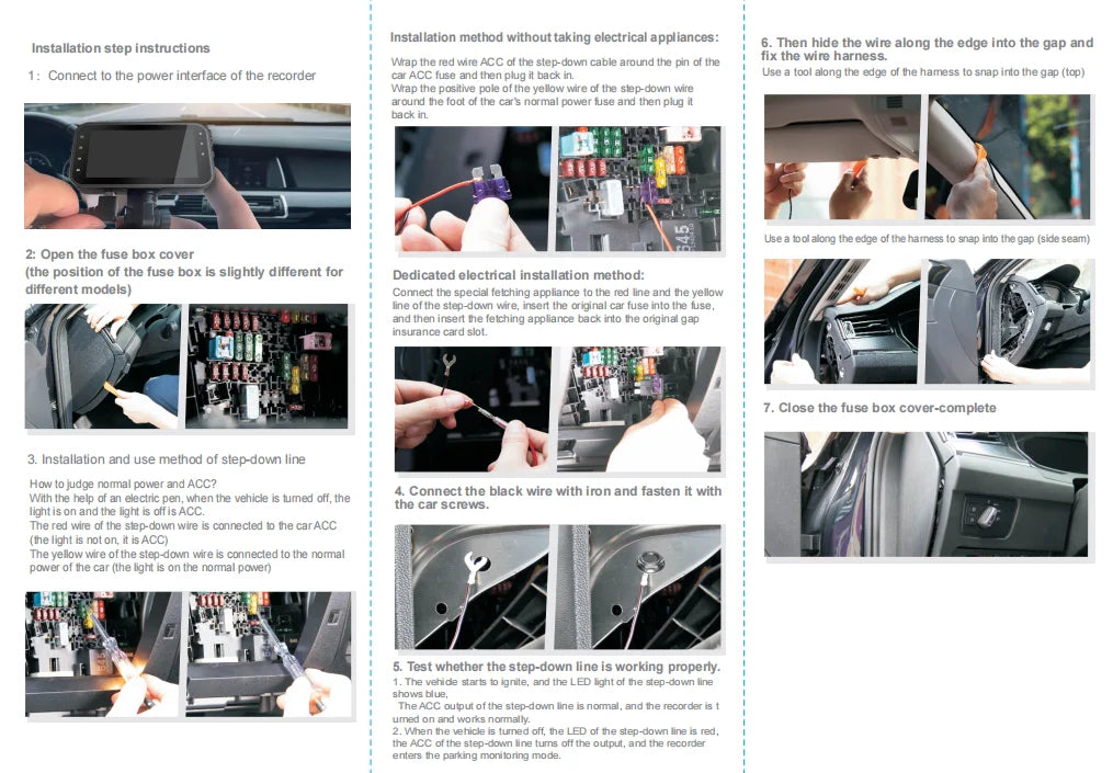 4-Channel WiFi Dash Cam with 360° Night Vision