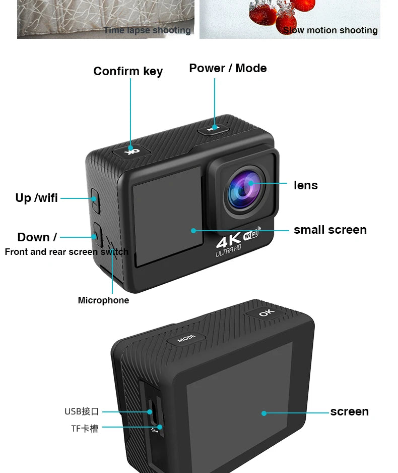Capture epic moments with this Ultra HD 4K Action Camera!
