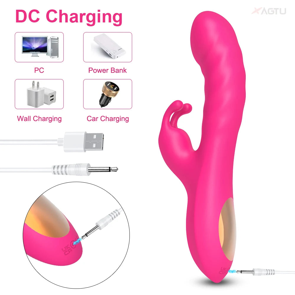 Realistic Rabbit Vibrator with 10 Modes
